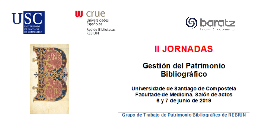 II Jornadas de Gestión del Patrimonio Bibliográfico
