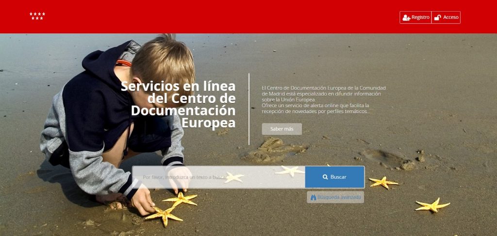 Servicio en línea del Centro de Documentación Europea