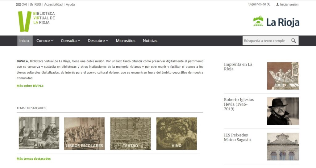 Biblioteca Virtual de La Rioja