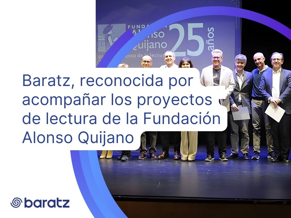 Baratz, reconocida por acompañar los proyectos de lectura de la Fundación Alonso Quijano